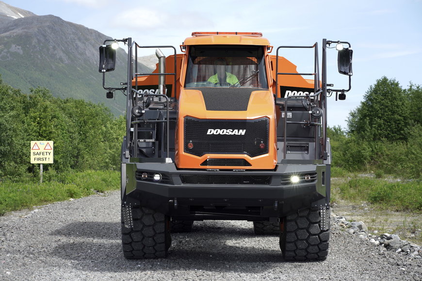 Doosan To Launch New 4x4 DA45-7 ADT at Bauma 2022